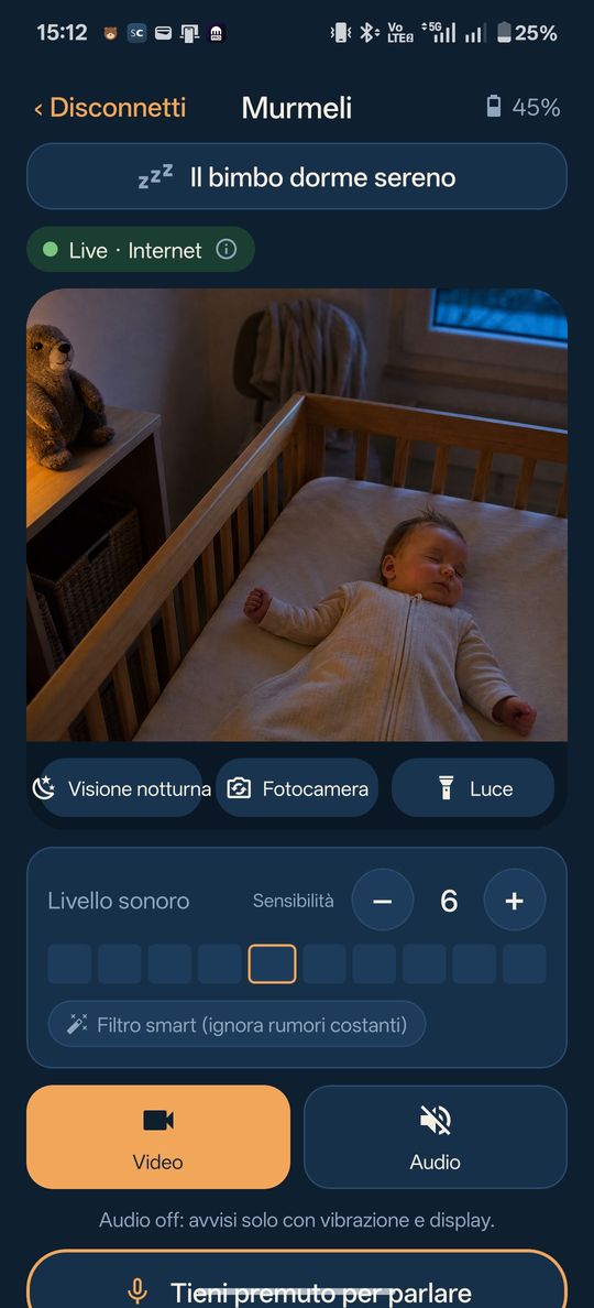 App baby monitor Murmeli: video in diretta dalla cameretta sul telefono dei genitori